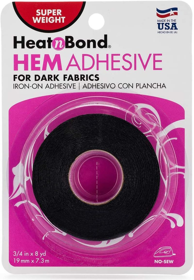 Sewing |  Heatnbond Hem Iron-On Adhesive, Super Weight Arts, Crafts & Sewing black