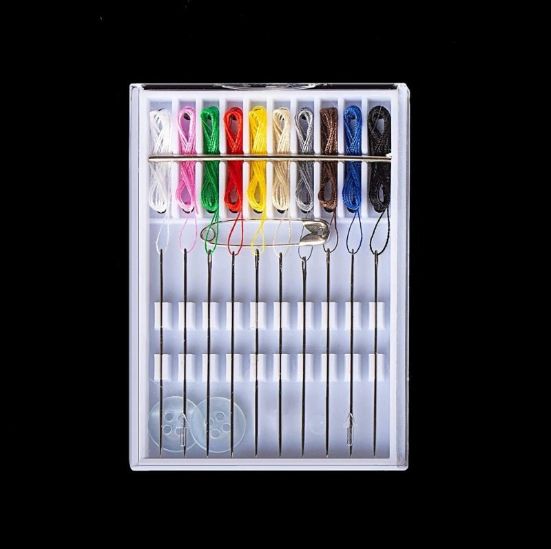 Sewing |  Sofire 10 Boxes Home And Travel Quick Fix Sewing Kit Pre Threaded Needle Kit, Each Box With 10 Pieces Arts, Crafts & Sewing Sewing