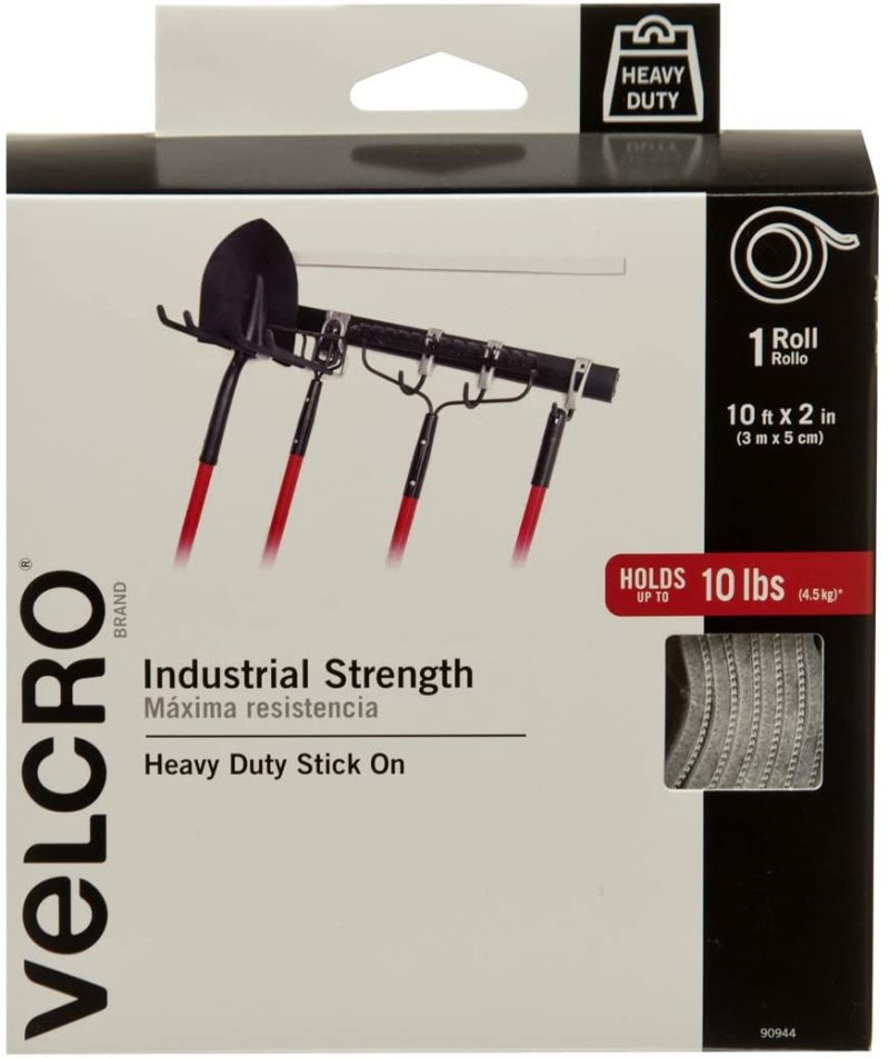 Sewing |  Velcro Brand Industrial Fasteners Stick-On Adhesive | Professional Grade Heavy Duty Strength | Indoor Outdoor Use Arts, Crafts & Sewing black