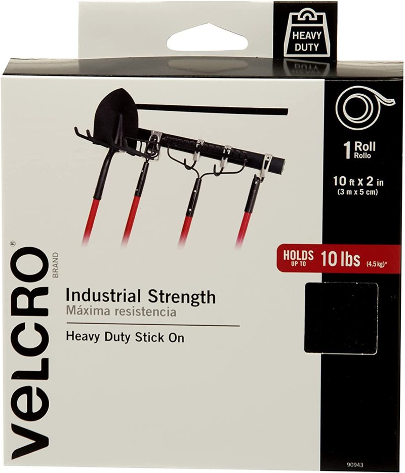 Sewing |  Velcro Brand Industrial Fasteners Stick-On Adhesive | Professional Grade Heavy Duty Strength | Indoor Outdoor Use Arts, Crafts & Sewing black