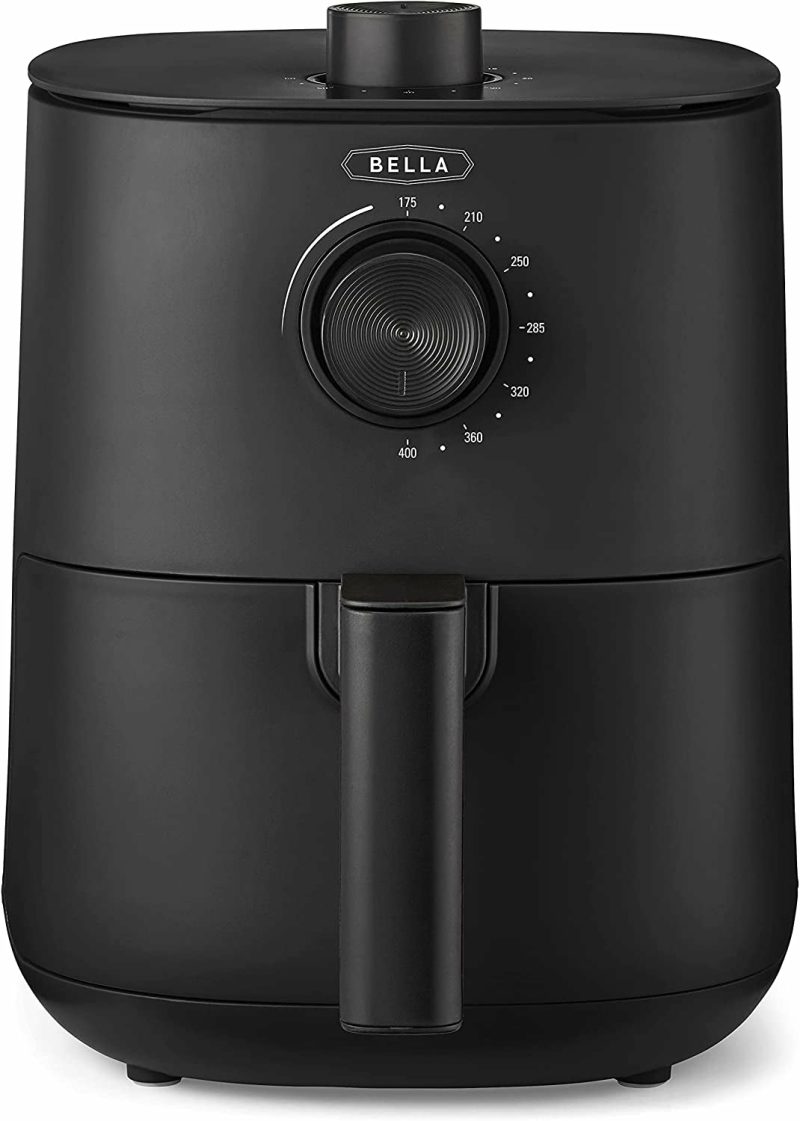 Small Appliances |  Bella 2.9Qt Manual Air Fryer, No Pre-Heat Needed, No-Oil Frying, Fast Healthy Evenly Cooked Meal Every Time, Removeable Dishwasher Safe Non Stick Pan And Crisping Tray For Easy Clean Up, Matte Red Home Decor & Cleaning BELLA