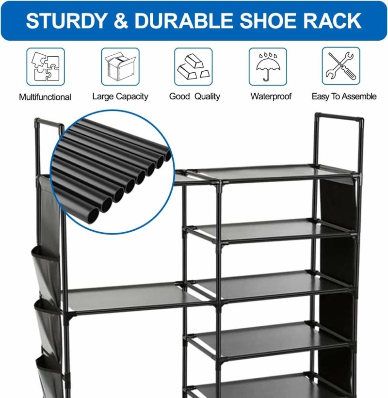 Storage & Organization |  6 Tiers Shoe Rack Organizer Home Decor & Cleaning AIMLYXEE