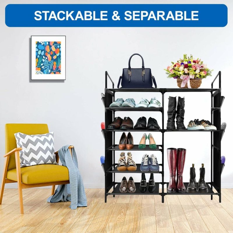 Storage & Organization |  6 Tiers Shoe Rack Organizer Home Decor & Cleaning AIMLYXEE