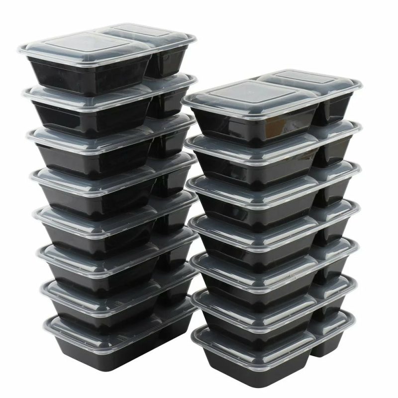 Storage & Organization |  60 Piece Meal Prep Food Storage Containers Home Decor & Cleaning Kitchen & Dining