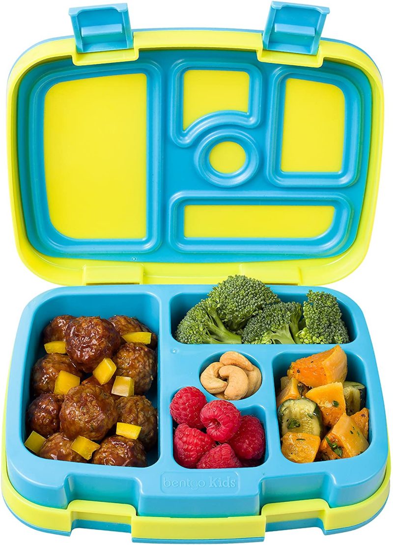 Storage & Organization |  Bentgo Kids Brights – Leak-Proof, 5-Compartment Bento-Style Kids Lunch Box – Ideal Portion Sizes For Ages 3 To 7 – Bpa-Free, Dishwasher Safe, Food-Safe Materials Home Decor & Cleaning Bentgo