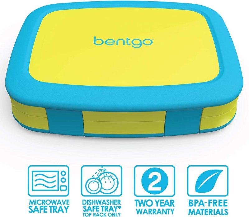 Storage & Organization |  Bentgo Kids Brights – Leak-Proof, 5-Compartment Bento-Style Kids Lunch Box – Ideal Portion Sizes For Ages 3 To 7 – Bpa-Free, Dishwasher Safe, Food-Safe Materials Home Decor & Cleaning Bentgo