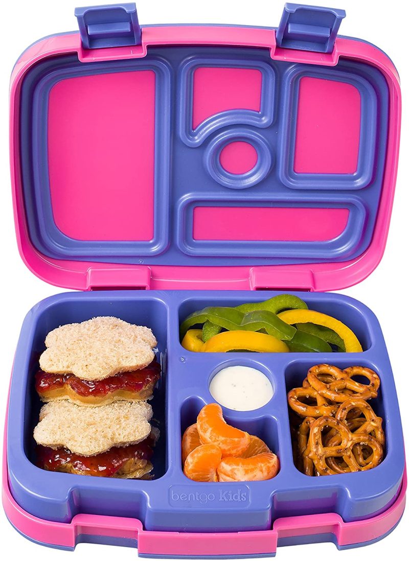 Storage & Organization |  Bentgo Kids Brights – Leak-Proof, 5-Compartment Bento-Style Kids Lunch Box – Ideal Portion Sizes For Ages 3 To 7 – Bpa-Free, Dishwasher Safe, Food-Safe Materials Home Decor & Cleaning Bentgo