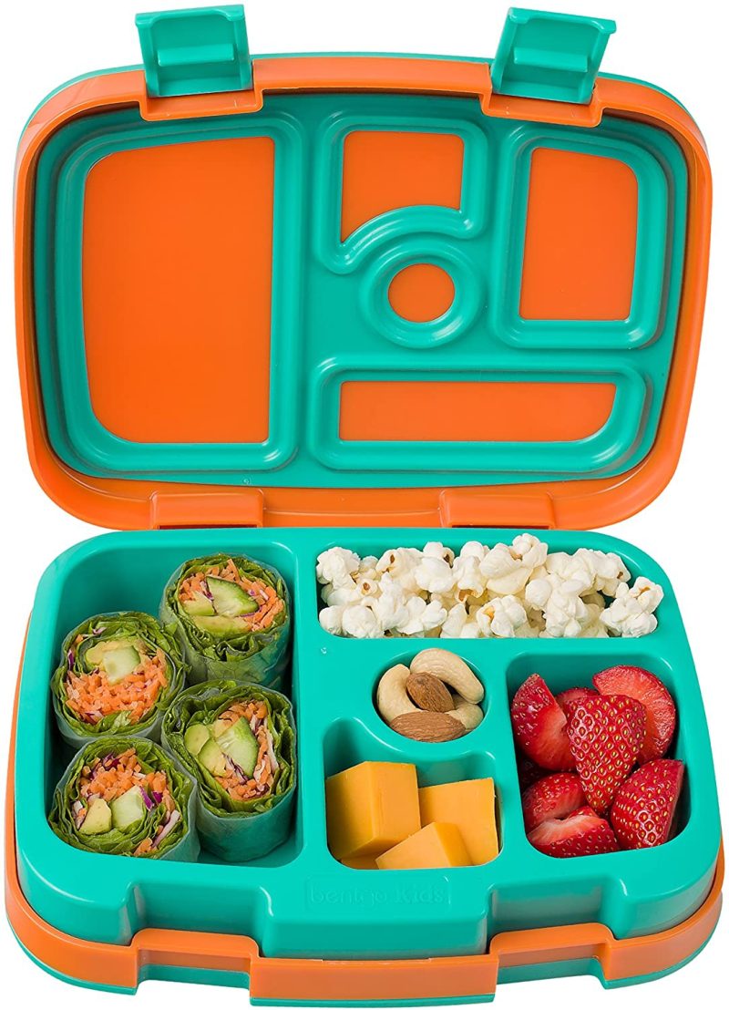 Storage & Organization |  Bentgo Kids Brights – Leak-Proof, 5-Compartment Bento-Style Kids Lunch Box – Ideal Portion Sizes For Ages 3 To 7 – Bpa-Free, Dishwasher Safe, Food-Safe Materials Home Decor & Cleaning Bentgo