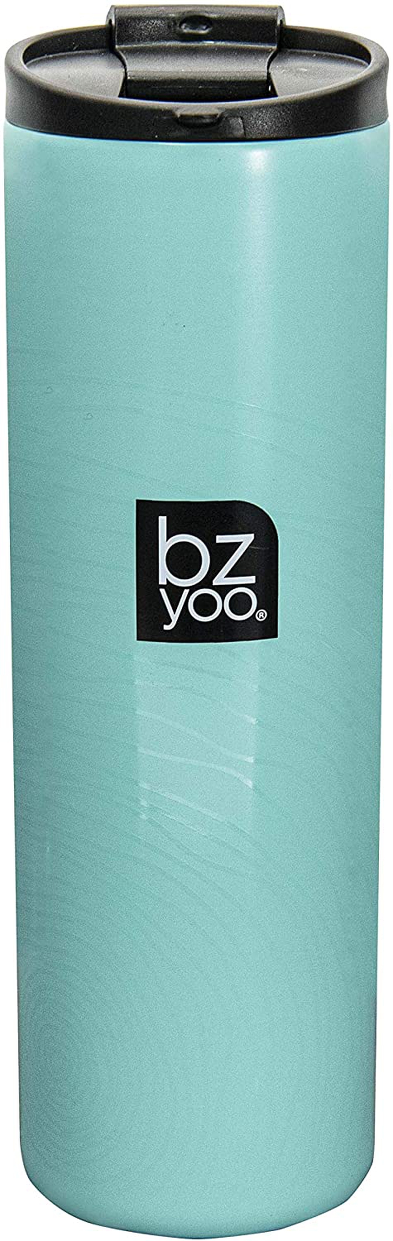 Storage & Organization |  Bzyoo Brew 18/8 Stainless Vacuum Drinking Bpa-Free 16Oz Coffee Mug Water Thermal Bottle With Leak Proof Design For Hike Camping Holiday New Year Gifts Wellness (Organica, Sage Mint Blue) Home Decor & Cleaning bzyoo