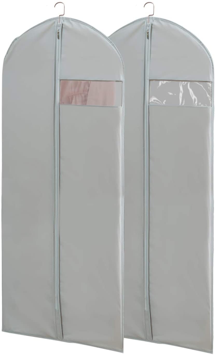 Storage & Organization |  Dress Bags For Gowns Long, 65” Long Dress Clear Garment Bag(Set Of 2, 23.3” X 65” ) Home Decor & Cleaning MARMINS