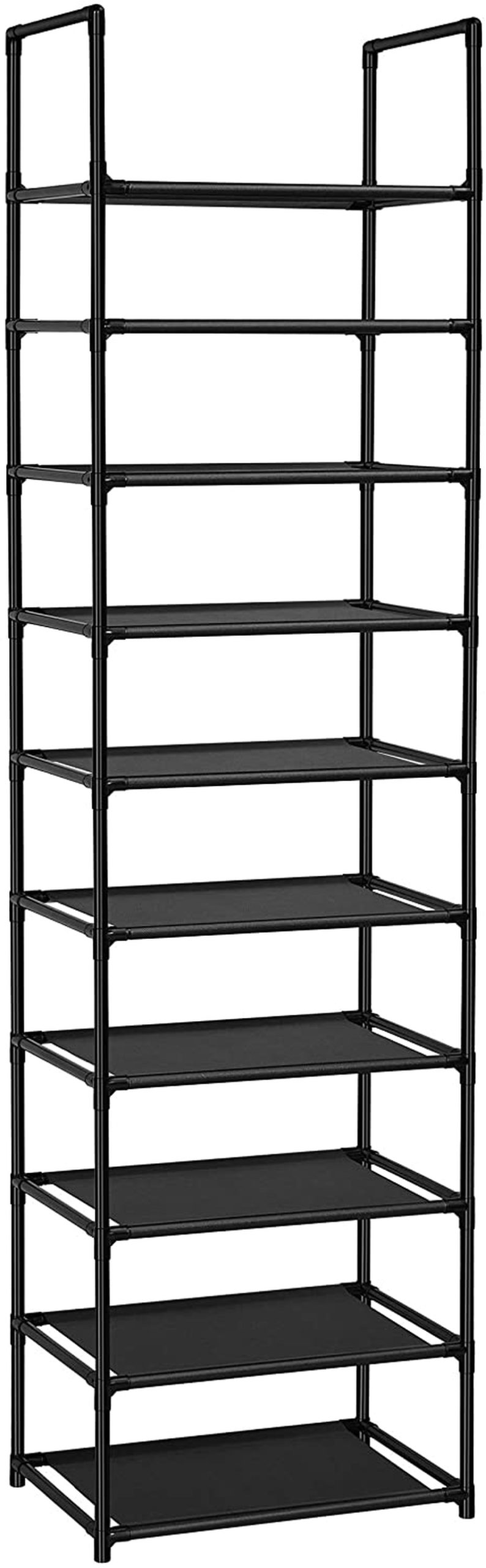 Storage & Organization |  Fiducial Home 10 Tiers Shoe Rack 20-25 Pairs Sturdy Shoe Shelf Home Decor & Cleaning FIDUCIAL HOME