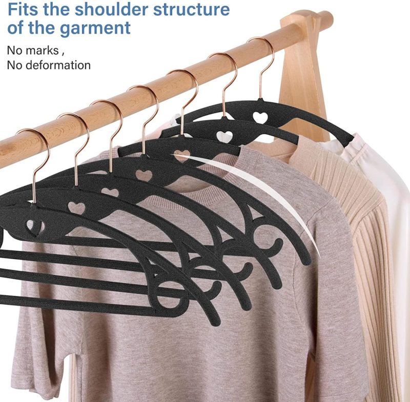 Storage & Organization |  Ieoke Velvet Clothes Hangers,50-Pack No Shoulder Bumps Suit Hangers Ultra Thin Space Saving 360 Degree Swivel Heavy Duty Hook Durable Hangers For Sweaters,Coat,Jackets,Pants,Shirts(Gray Home Decor & Cleaning Beige