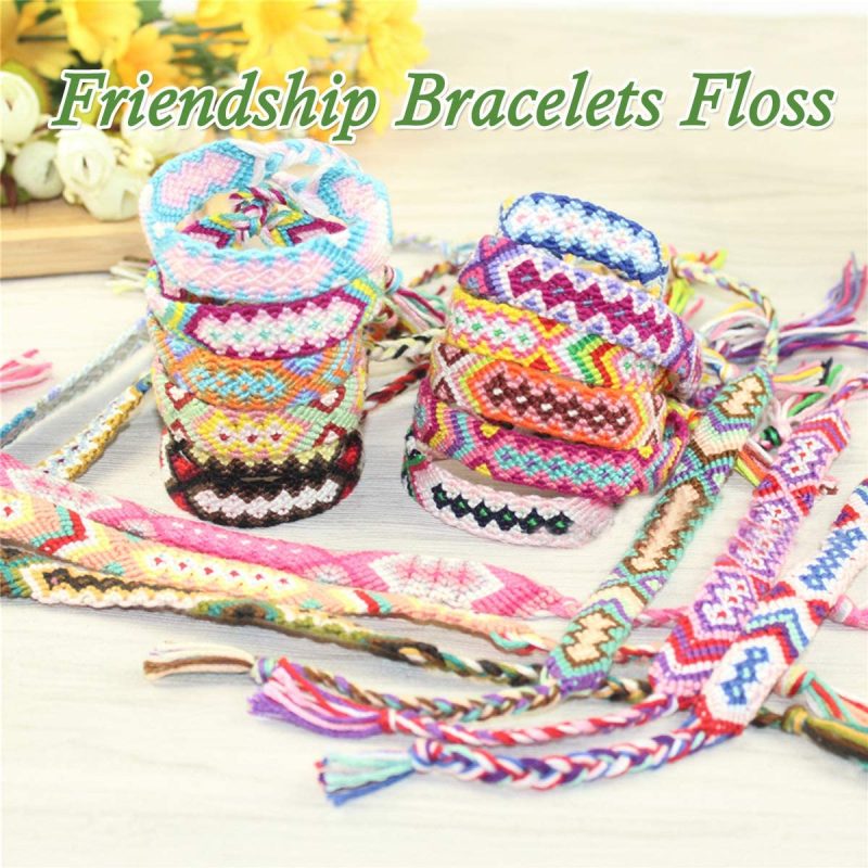 Thread & Floss |  Embroidery Floss 240 Skeins 100% Egyptian Long-Staple Cotton Cross Stitch Threads -Friendship Bracelets String -Mercerized Crafts Floss Total 1920M 8M/Pc 24Pcs/Bag 10Package Arts, Crafts & Sewing LE PAON