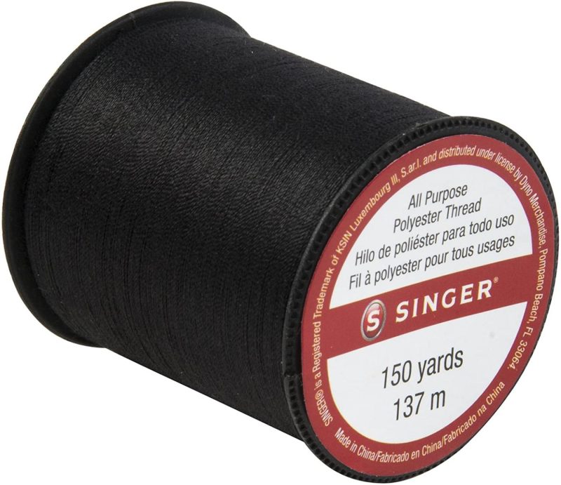 Thread & Floss |  Singer60110All Purpose Polyester Thread Arts, Crafts & Sewing black