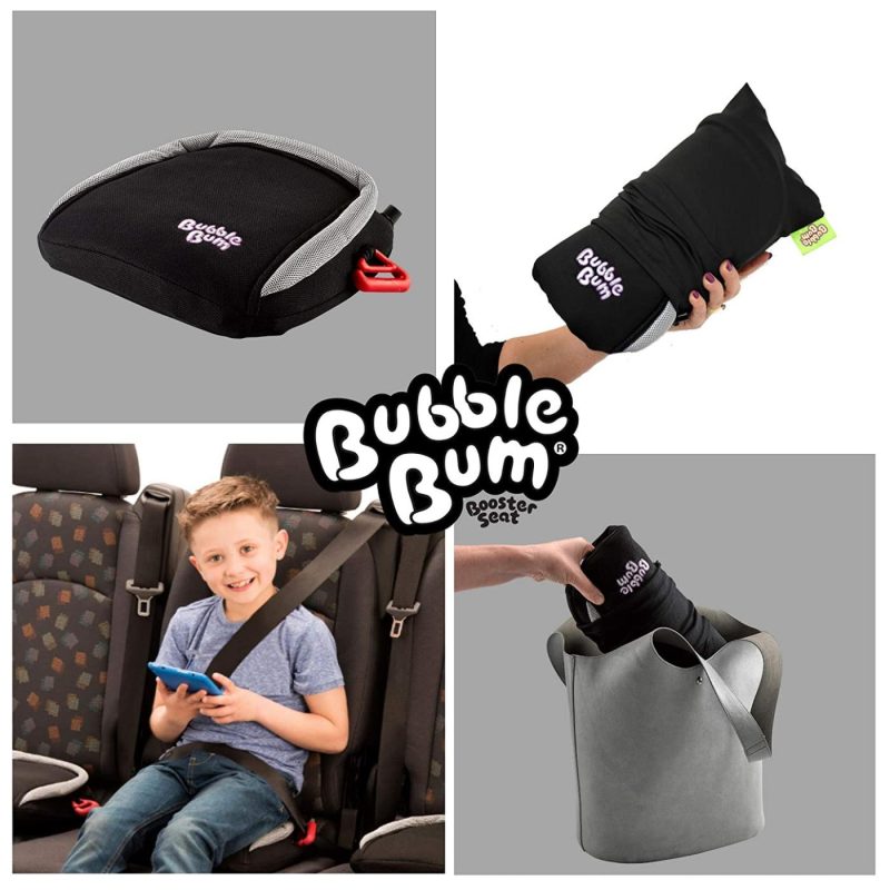 Travel Gear |  Bubblebum Inflatable Booster Car Seat – Narrow Travel Booster – Comfortable, Compact And Convenient – Perfect For Vacations, Carpooling And 3 Across Luggage & Travel Gear black