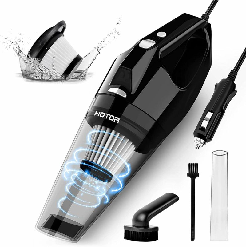 Vacuums & Floor Care |  Car Vacuum Cleaner Handheld Home Decor & Cleaning Black & Orange