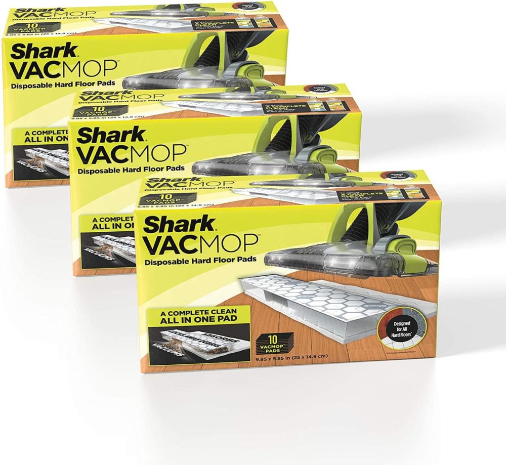 Vacuums & Floor Care |  Shark Vmp30 Vacmop Disposable Hard Floor Vacuum And Mop Pad Refills White, 30 Count Home Decor & Cleaning Shark