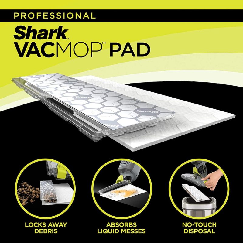 Vacuums & Floor Care |  Shark Vmp30 Vacmop Disposable Hard Floor Vacuum And Mop Pad Refills White, 30 Count Home Decor & Cleaning Shark