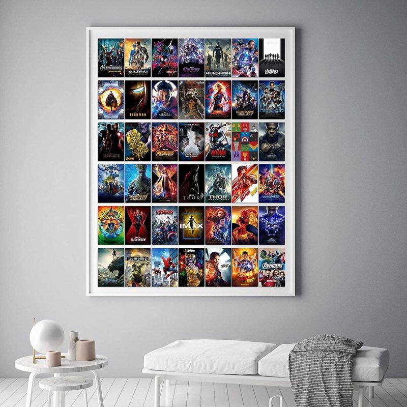 Wall Décor |  Aesthetic Movie Pictures Collage Kit For Wall Various Film Themed Posters For Teen Room Decoration Home Decor & Cleaning AWPOFAD