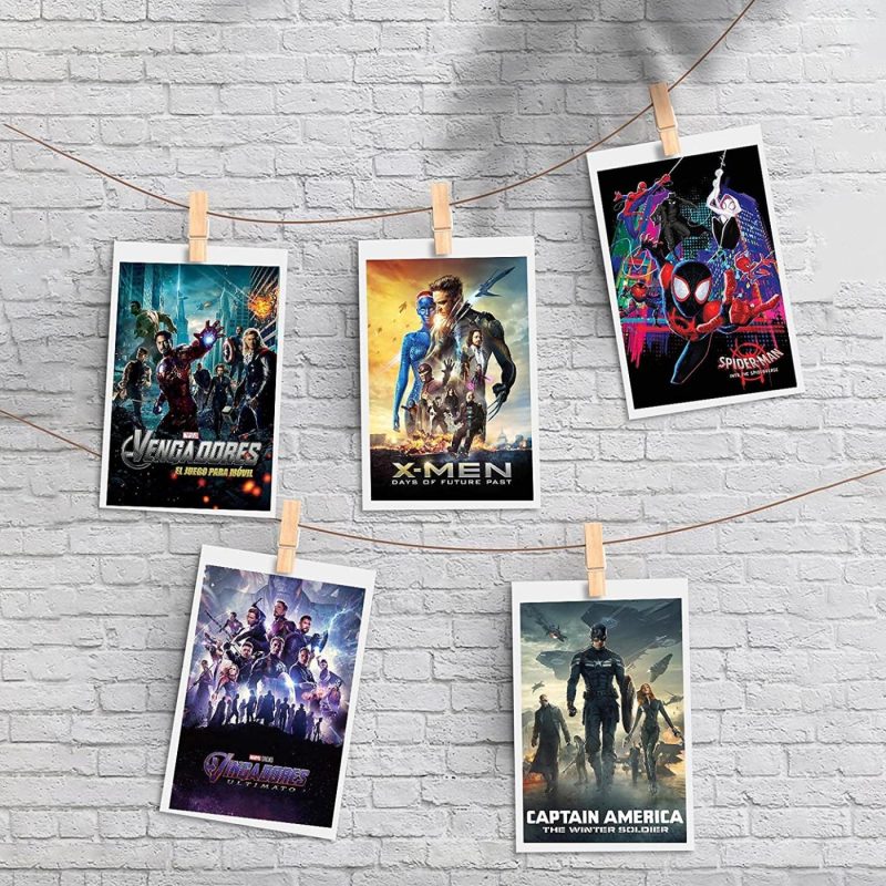 Wall Décor |  Aesthetic Movie Pictures Collage Kit For Wall Various Film Themed Posters For Teen Room Decoration Home Decor & Cleaning AWPOFAD