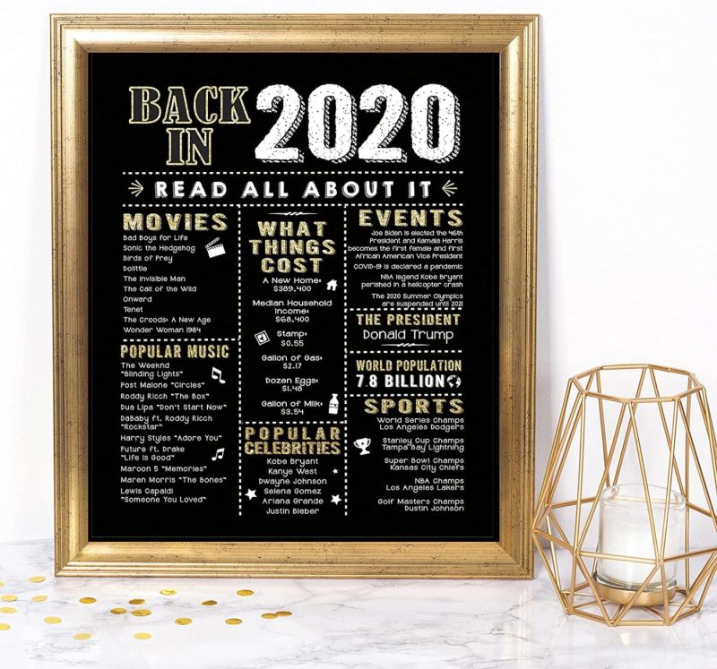 Wall Décor |  Katie Doodle Gifts For 1 Year Old Boys – Super Cute Present Or Party Centerpiece – Great First Birthday Decorations Boy Or 1St Birthday Gifts Boy – 8X10 Back In 2020 Sign [Unframed] Black And Gold Home Decor & Cleaning Katie Doodle