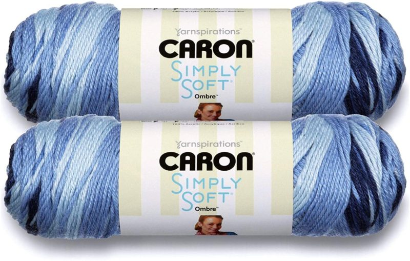 Yarn |  Caron Simply Soft Bulk Buy Paints 100% Acrylic Yarn (2-Pack) ~ 5 Oz. Skeins Arts, Crafts & Sewing Baby Brights #21015