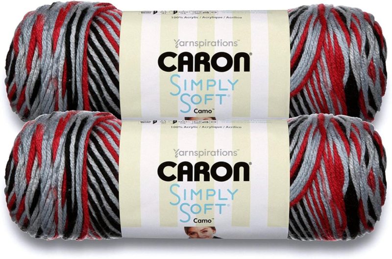 Yarn |  Caron Simply Soft Bulk Buy Paints 100% Acrylic Yarn (2-Pack) ~ 5 Oz. Skeins Arts, Crafts & Sewing Baby Brights #21015