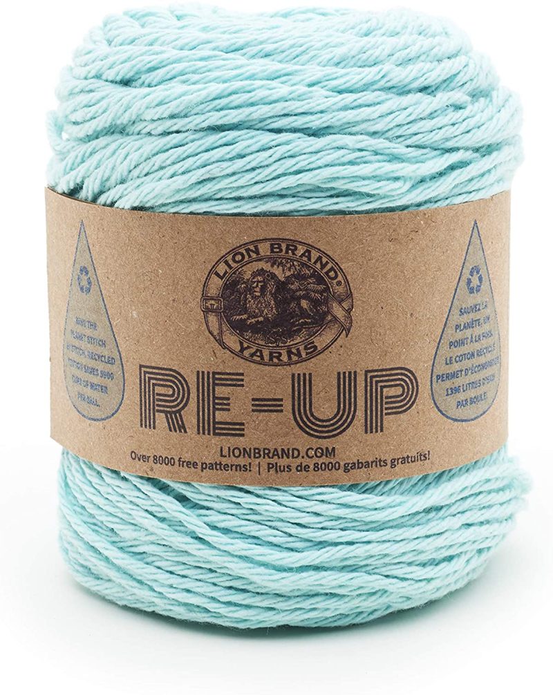 Yarn |  Lion Brand Yarn Re-Up Yarn Arts, Crafts & Sewing Aqua