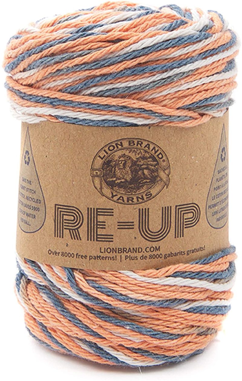 Yarn |  Lion Brand Yarn Re-Up Yarn Arts, Crafts & Sewing Aqua