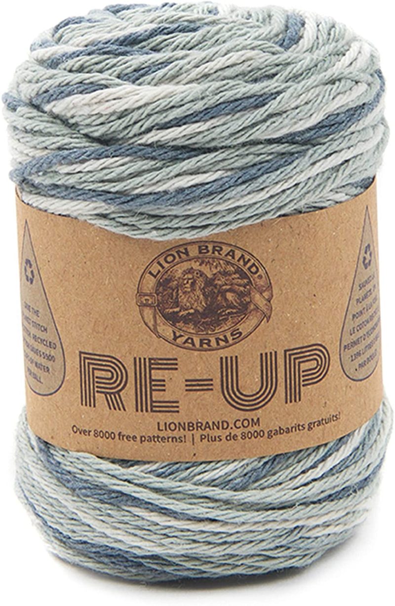 Yarn |  Lion Brand Yarn Re-Up Yarn Arts, Crafts & Sewing Aqua