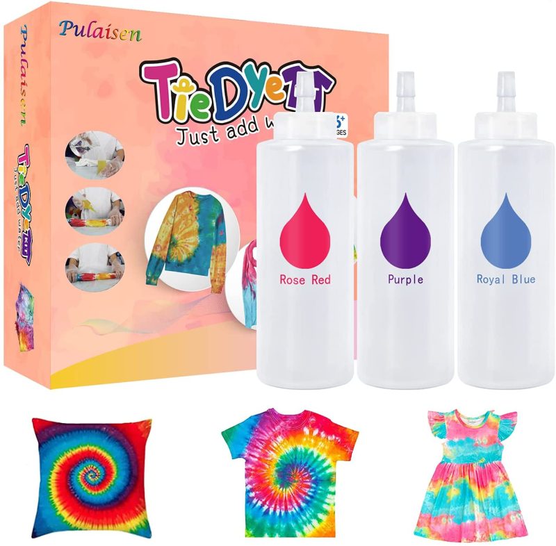 Fabric Painting & Dyeing |  Tie Dye Kits One-Step Fabric Dye Art Party Set, Diy Gift, Textile, T-Shirt, Canvas For Adults,, Men, Artist, Kids(18 Colors) Arts, Crafts & Sewing Fabric Painting & Dyeing