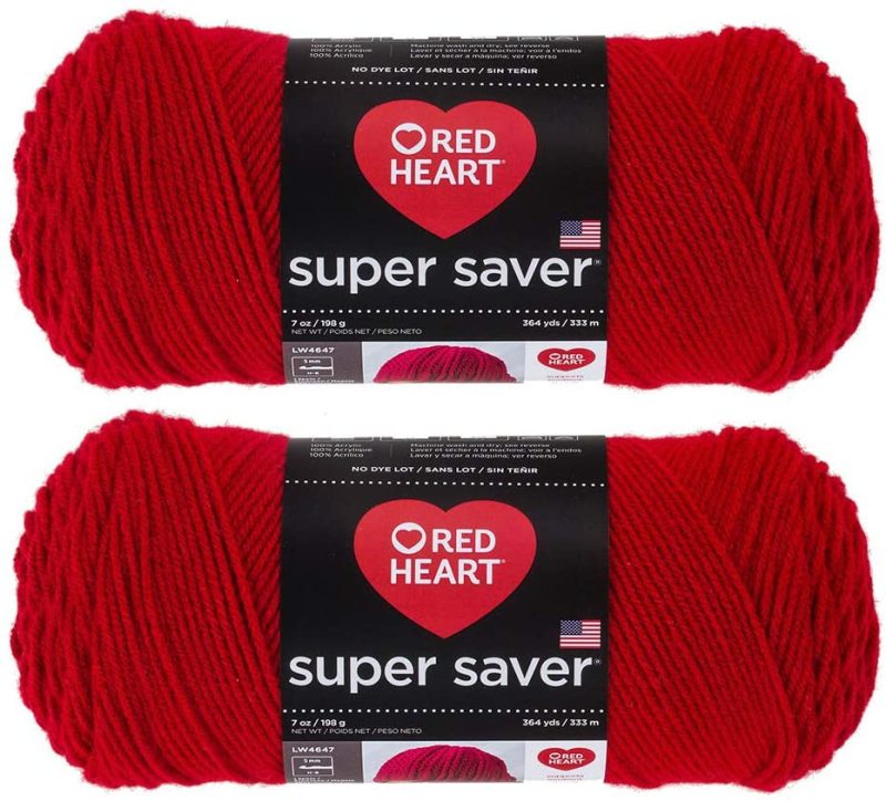 Knitting & Crochet |  Red Heart Super Saver (2-Pack) Arts, Crafts & Sewing Amethyst