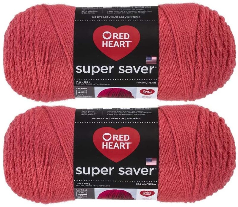 Knitting & Crochet |  Red Heart Super Saver (2-Pack) Arts, Crafts & Sewing Amethyst