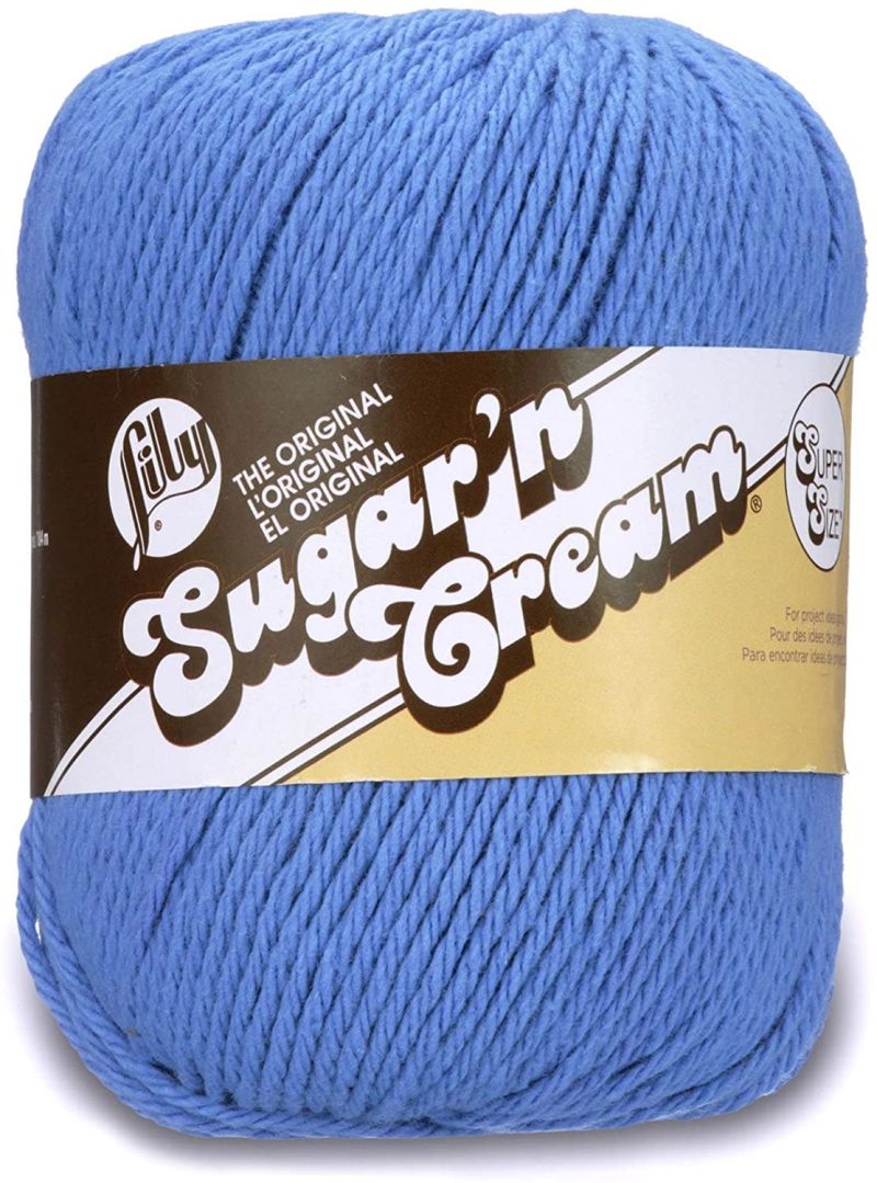 Knitting & Crochet |  Solid Yarn, 4Oz, Gauge 4 Medium, 100% Cotton Machine Wash & Dry Arts, Crafts & Sewing Aquamarine