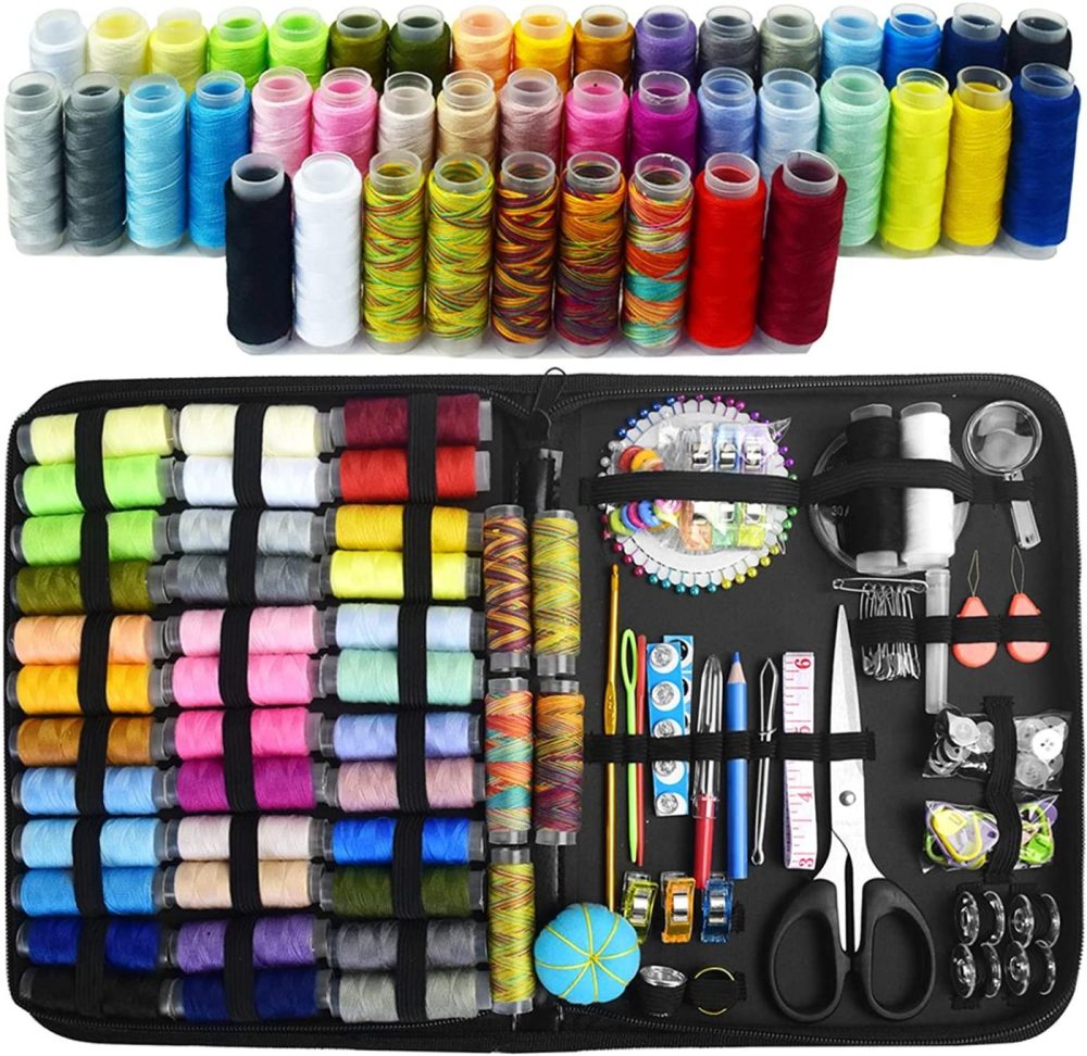 Sewing |  Oumloh Sewing Kit 226 Pcs Xl Sewing Supplies For Diy Traveler Adults Beginner Emergency Diy Sewing Supplies Organizer Filled With Scissors, Thimble, Thread, Sewing Needles Arts, Crafts & Sewing Oumloh