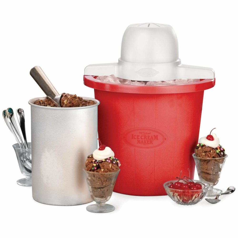 Appliances |  4-Quart Electric Ice Cream Maker With See Thru Lid Appliances Appliances