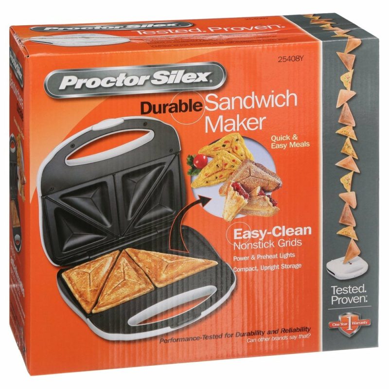 Appliances |  Proctor Silex Sandwich Maker, Model# 25408Y Appliances Appliances