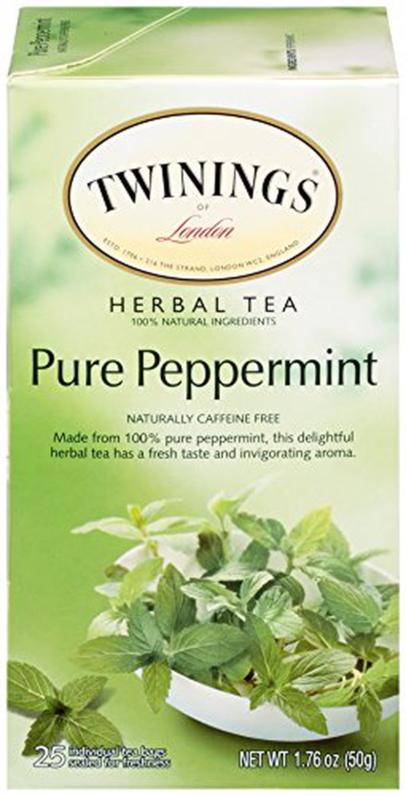 Coffee, Tea & Espresso Appliances |  Twinings Of London Pure Peppermint Tea Bags, 25 Count (Pack Of 6) Coffee, Tea & Espresso Appliances Coffee, Tea & Espresso Appliances