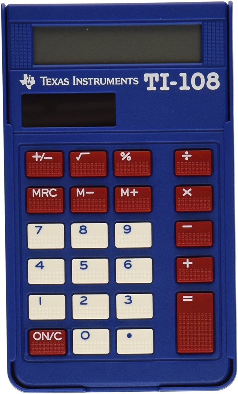 Education & Crafts |  Texas Instruments Ti-108 Solar Power Calculator/Teacher’s Kit (Set Of 10) Education & Crafts Education & Crafts