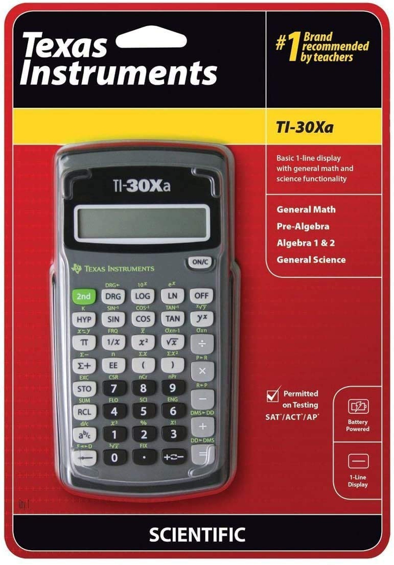 Office Electronics |  Texas Instruments Texti30Xa Ti-30Xa Student Scientific Calculator – New Home Office Products Office Electronics