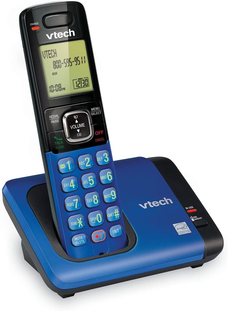 Office Electronics |  Vtech Cs6719-15 Dect 6.0 Phone With Caller Id/Call Waiting, 1 Cordless Handset Home Office Products Blue