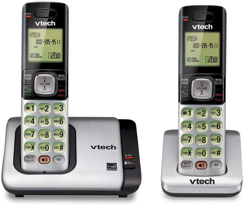 Office Electronics |  Vtech Cs6719-15 Dect 6.0 Phone With Caller Id/Call Waiting, 1 Cordless Handset Home Office Products Blue