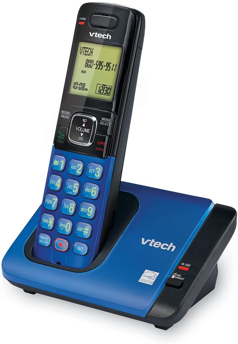 Office Electronics |  Vtech Cs6719-15 Dect 6.0 Phone With Caller Id/Call Waiting, 1 Cordless Handset Home Office Products Blue