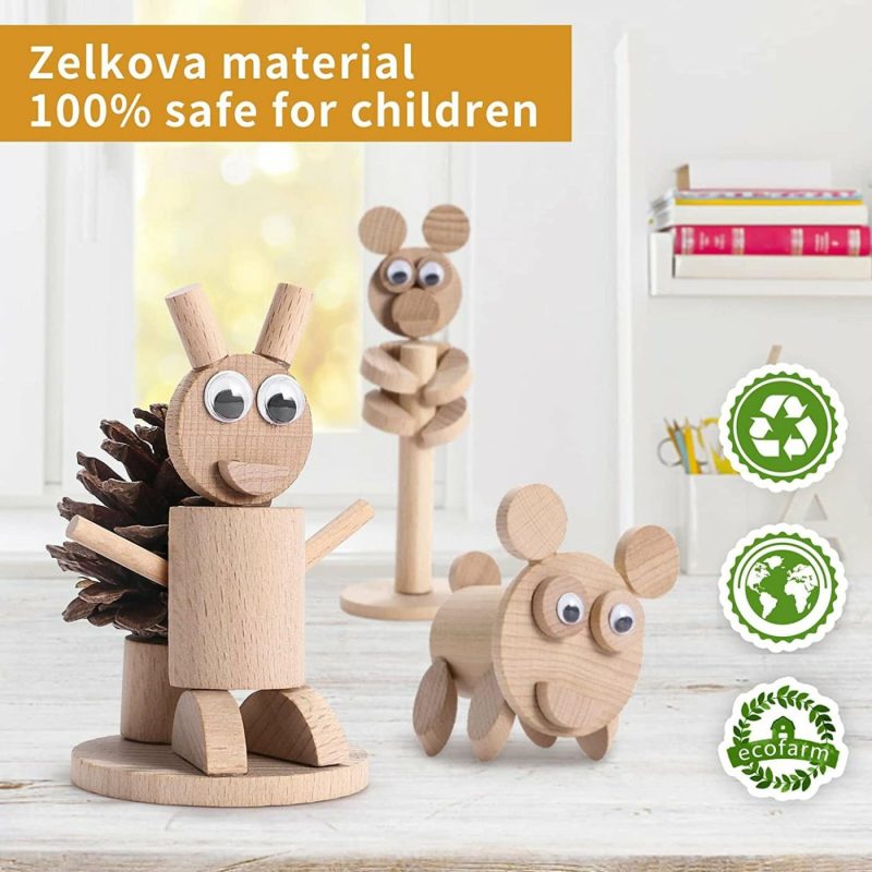 Education & Crafts |  8 In 1 Craft Wooden Puzzle For Kids Kids Boys Girls Educational Toys 3D Diy Stem Building Toys Toddler Animal Craft Kits Education & Crafts Education & Crafts