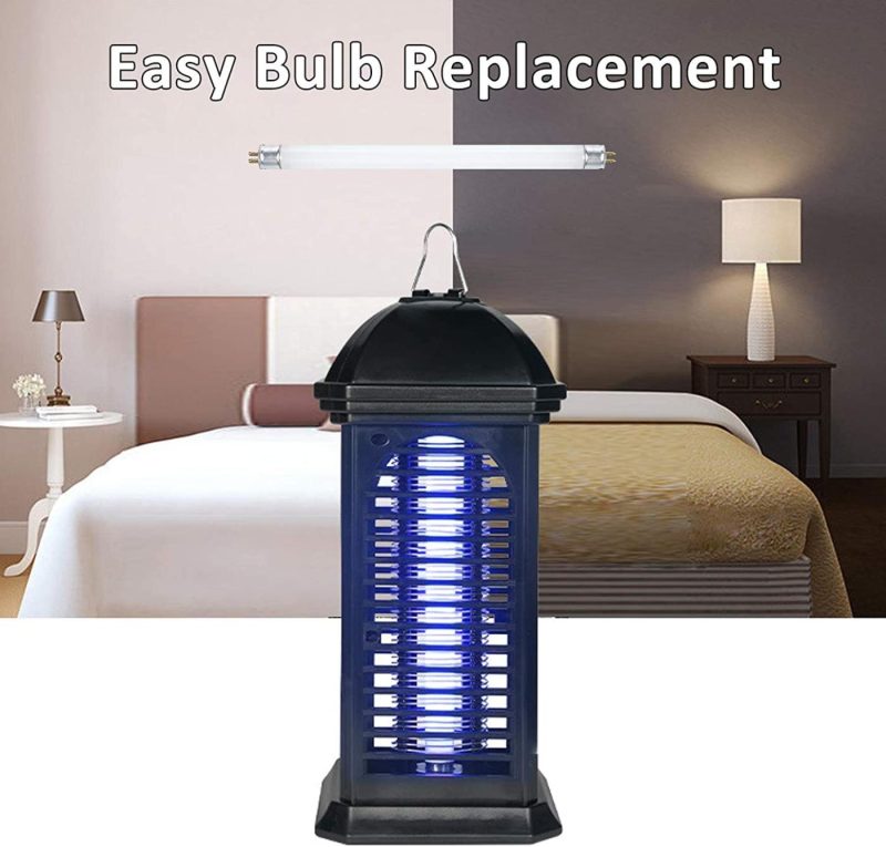 Education & Crafts |  Bug Zapper Electric Indoor Insect Killer Suspensible Uv Light | Mosquito Killer Bug Fly Pests Attractant Trap Zapper Lamp W/Powerful 1000V Grid For Indoor Home Bedroom,Kitchen, Office Education & Crafts Education & Crafts