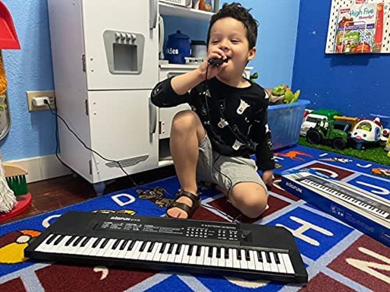 Education & Crafts |  Twfric Electronic Piano Keyboard 61 Keys Kids Piano Toy Music Piano With Microphone Education Musical Instrument Gift For Boys Girls Education & Crafts Education & Crafts