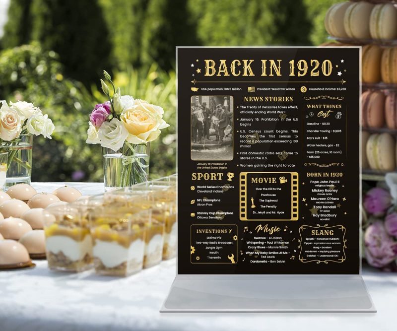 Wall Décor |  Back In 1977 Poster – 44Th Birthday Party Decorations – 44 Birthday Gifts For Or Men – 44Th Birthday Party Supplies – 44Th Birthday Centerpieces For Table – [Unframed 8X10] Black Home Decor & Cleaning 1977