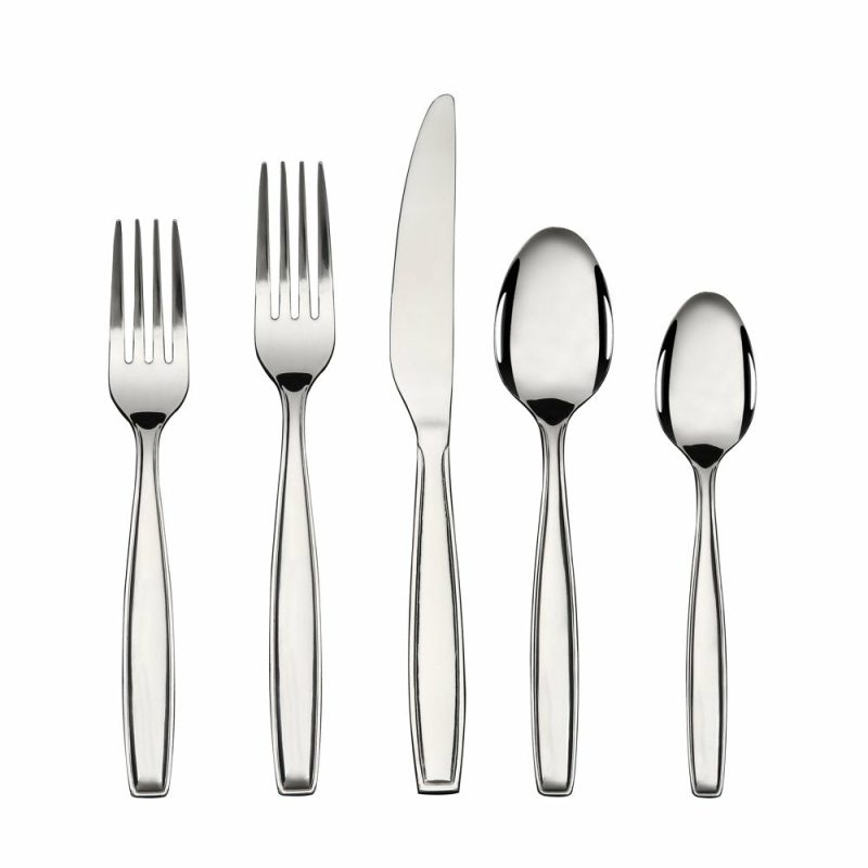 Kitchen & Dining |  20 Piece Stainless Steel Flatware Set, Silver, Tableware Service For 4 Dining & Entertaining Dining & Entertaining