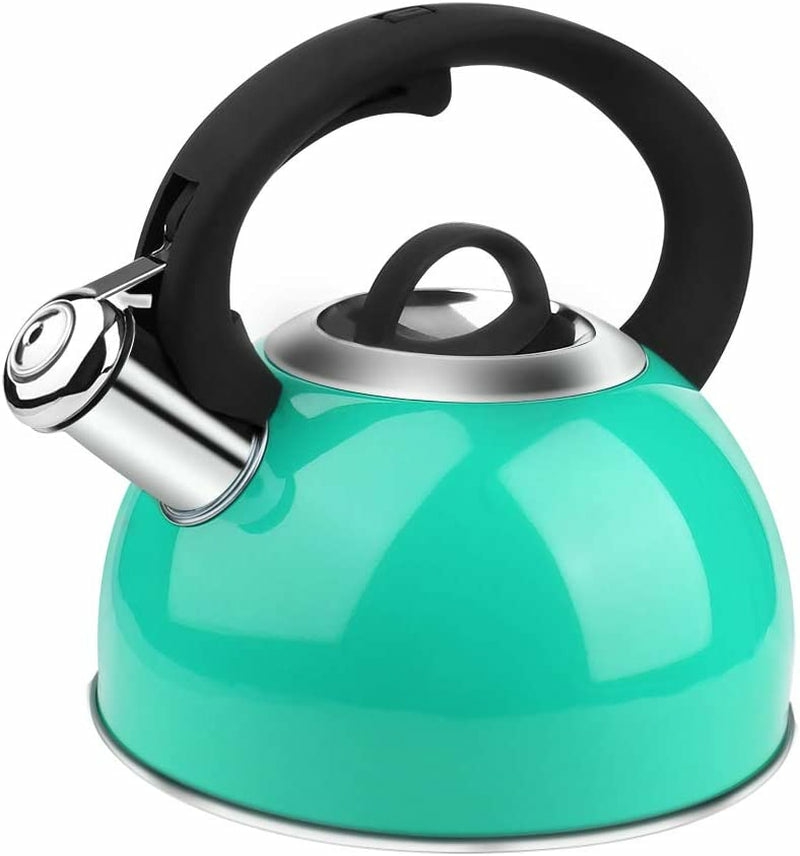 Cookware |  Tea Kettle, 2 Quart Whistling Stainless Steel Tea Kettle For Stovetop Cookware AIDEA