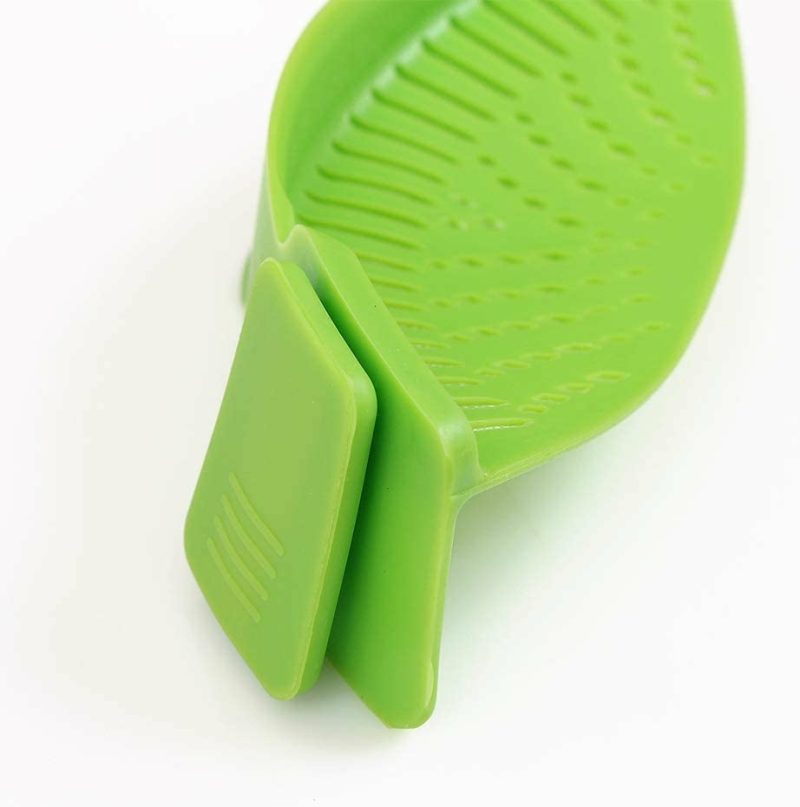 Kitchen & Dining |  2 Pack Silicone Clip-On Pasta Strainer Home Decor & Cleaning Cozihom